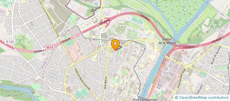 localisation de l'entreprise TESTAMARCK OZANNE INDIVISION à ANGERS