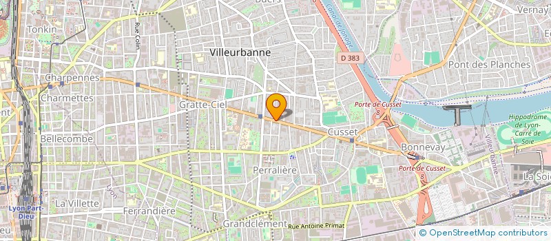 localisation de l'entreprise TESTARD ELECTRICITE SARL  VILLEURBANNE