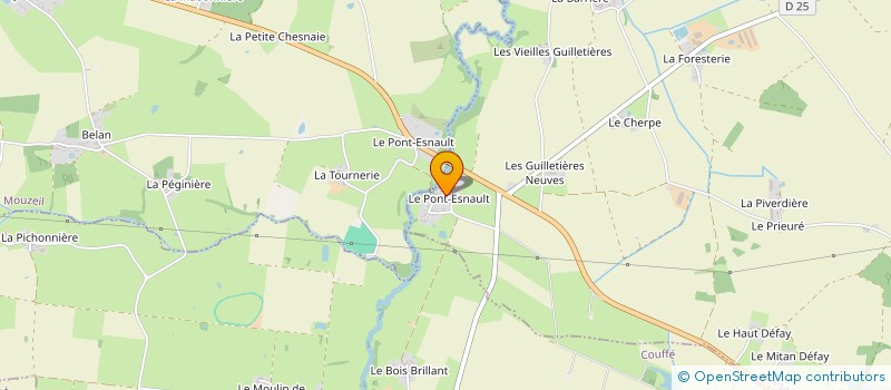 localisation de l'entreprise TESTARD-FOUCHARD  MESANGER