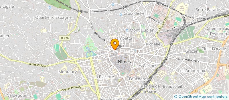 localisation de l'entreprise TESTARD TAPIS à NIMES