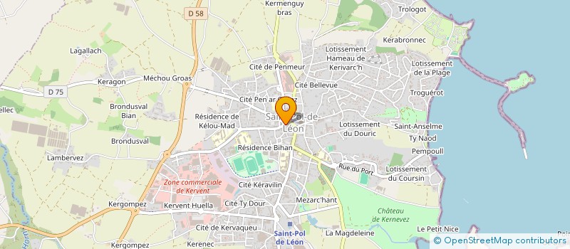 localisation de l'entreprise TESTARD TOUCHAIS  SAINT-POL-DE-LEON