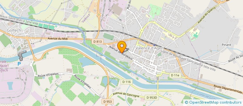 localisation de l'entreprise TESTAS ET POPEK CONSTRUCTEURS  VALENCE