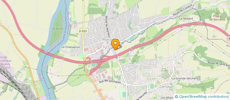 localisation de l'entreprise TESTAS RECUPERATIONS NEUVILLOISE  GENAY