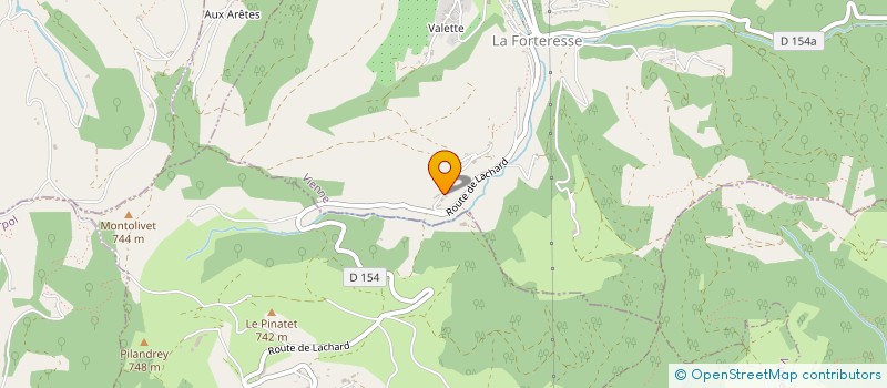 localisation de l'entreprise TESTE  LA FORTERESSE