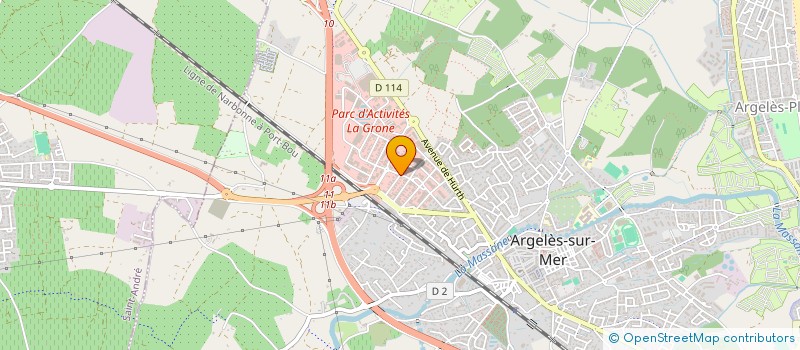 localisation de l'entreprise TESTE PEINTURE  ARGELES-SUR-MER