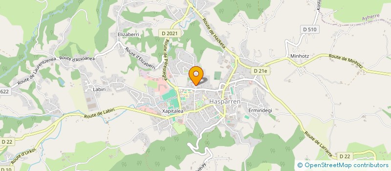 localisation de l'entreprise TESTEPART à HASPARREN