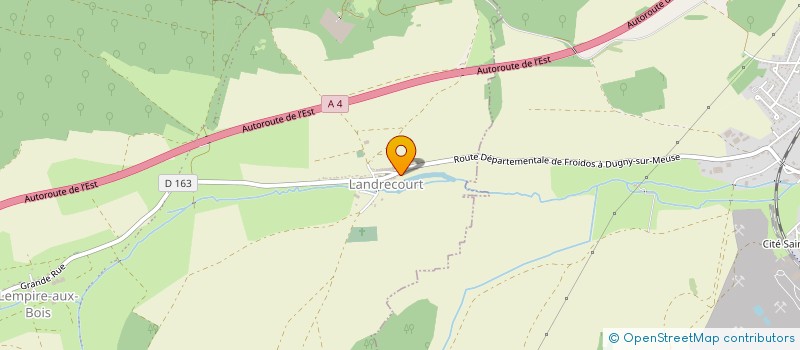 localisation de l'entreprise TESTO à LANDRECOURT-LEMPIRE
