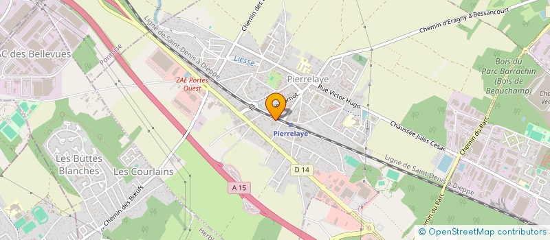 localisation de l'entreprise TESTOR SA à PIERRELAYE
