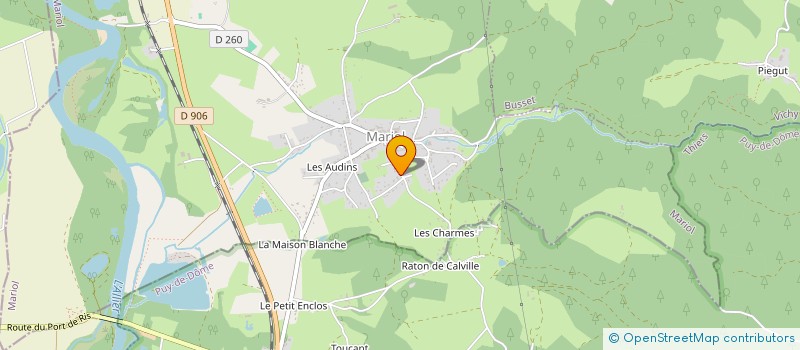 localisation de l'entreprise TESTUD à MARIOL
