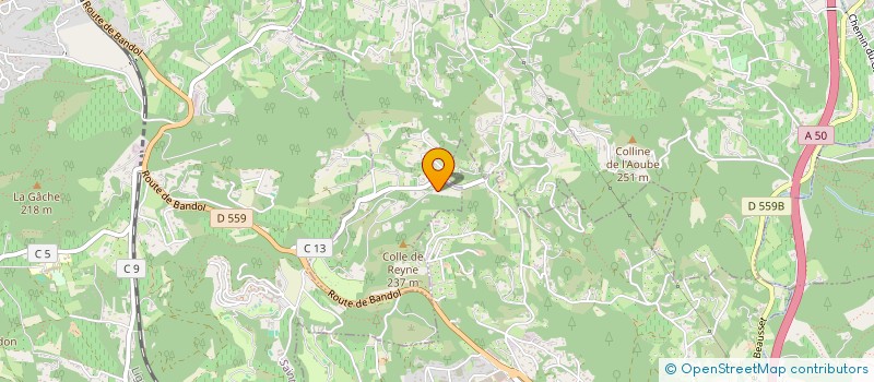 localisation de l'entreprise TESY ESCAPADE NEIGEUSE à LA CADIERE D AZUR