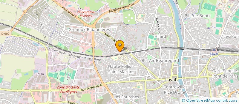 localisation de l'entreprise TESYCLO à LAVAL