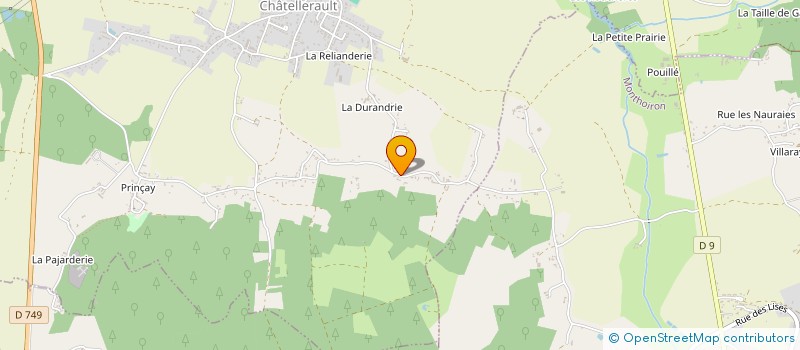 localisation de l'entreprise TESYE  AVAILLES-EN-CHATELLERAULT