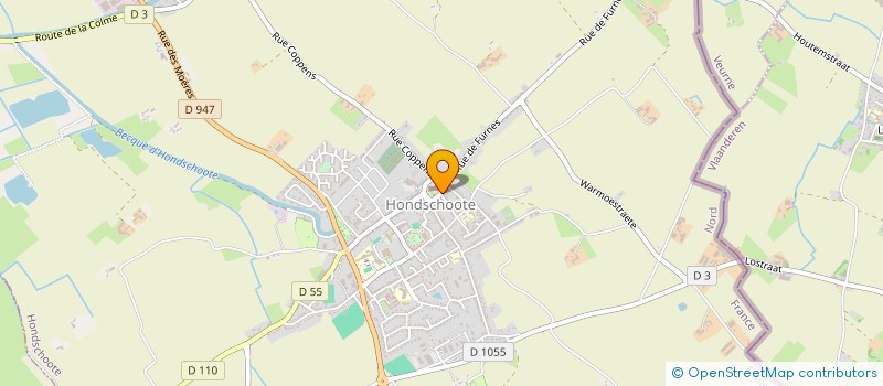 localisation de l'entreprise TESYMACL  HONDSCHOOTE