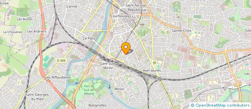 localisation de l'entreprise TET FRANCE  LE MANS