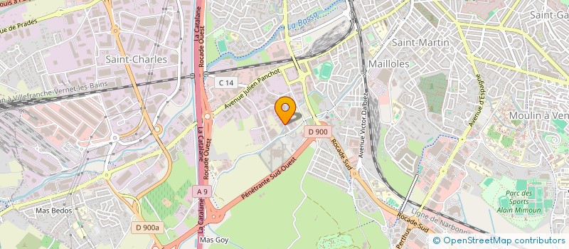 localisation de l'entreprise TET'ISOLATION  PERPIGNAN