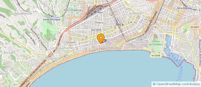 localisation de l'entreprise TETA MARIE  NICE