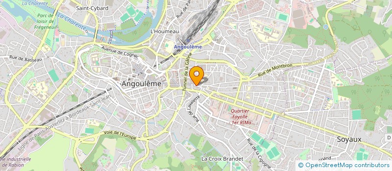 localisation de l'entreprise TETAUD à ANGOULEME
