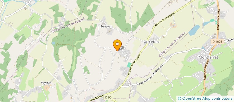 localisation de l'entreprise TETE A L'EAU  VILLAGES DU LAC DE PALADRU