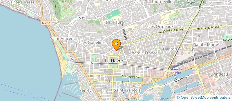 localisation de l'entreprise TETE A TETE à LE HAVRE