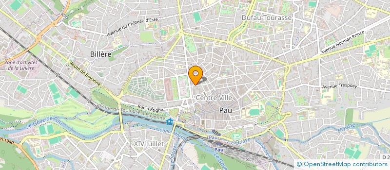 localisation de l'entreprise TETE A TETE à PAU