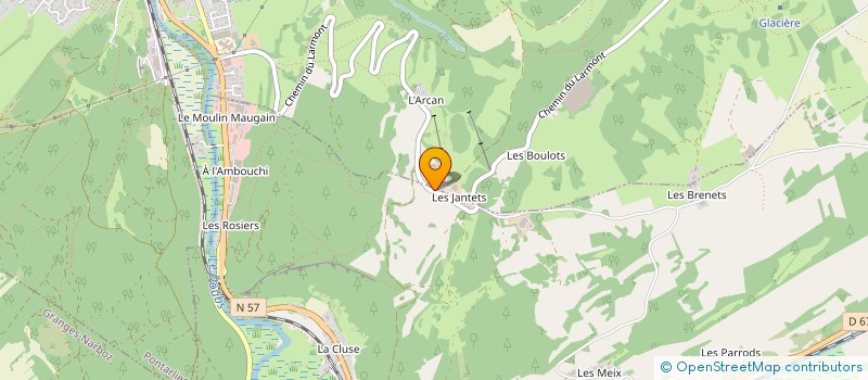 localisation de l'entreprise TETE A TETE  LA CLUSE ET MIJOUX