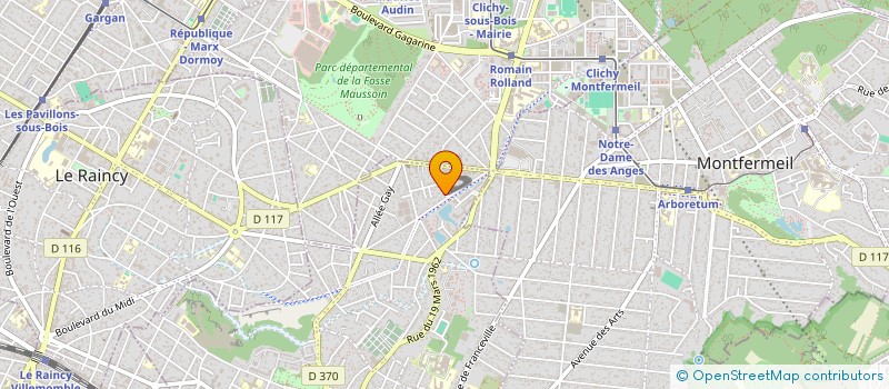 localisation de l'entreprise TETE CHERCHE CORPS à GAGNY