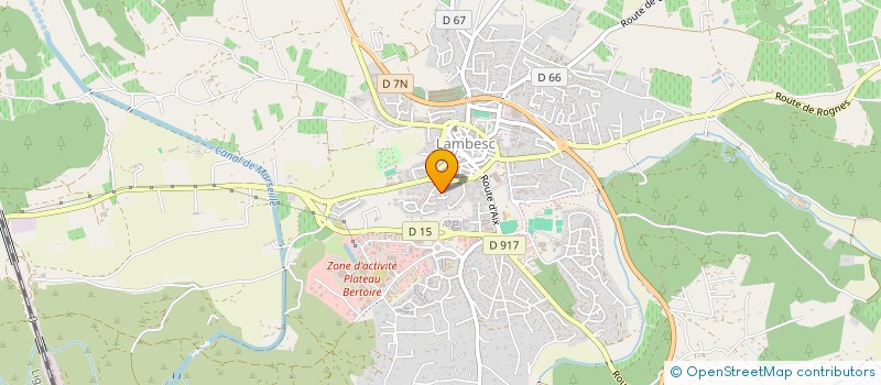 localisation de l'entreprise TETE-CORPS-COEUR  LAMBESC