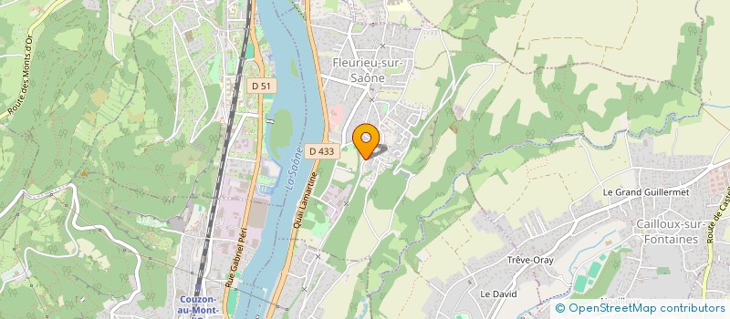 localisation de l'entreprise TETE D'OR COMPANY  FLEURIEU-SUR-SAONE