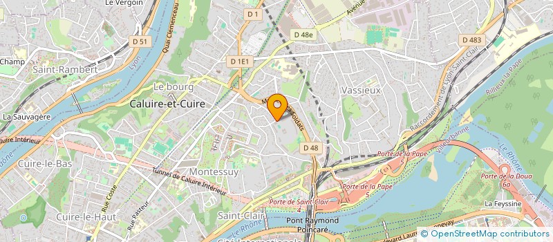 localisation de l'entreprise TETE D OR DIFFUSION à CALUIRE-ET-CUIRE
