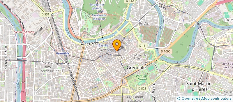 localisation de l'entreprise TETE EN L'AIR  GRENOBLE