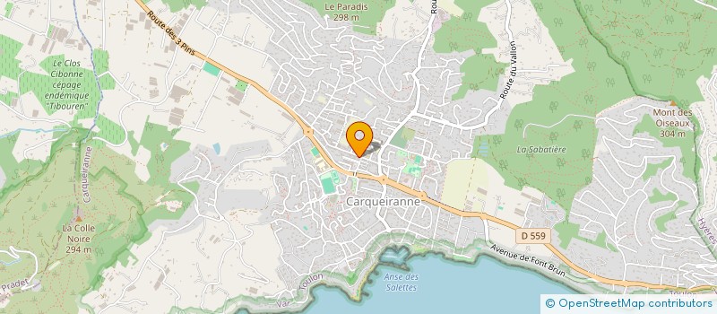 localisation de l'entreprise TETE EN L'HAIR à CARQUEIRANNE