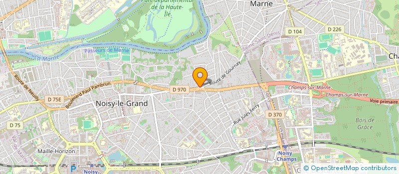 localisation de l'entreprise TETE EN L'HAIR à NOISY-LE-GRAND