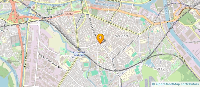 localisation de l'entreprise TETE EN L'HAIR à STRASBOURG