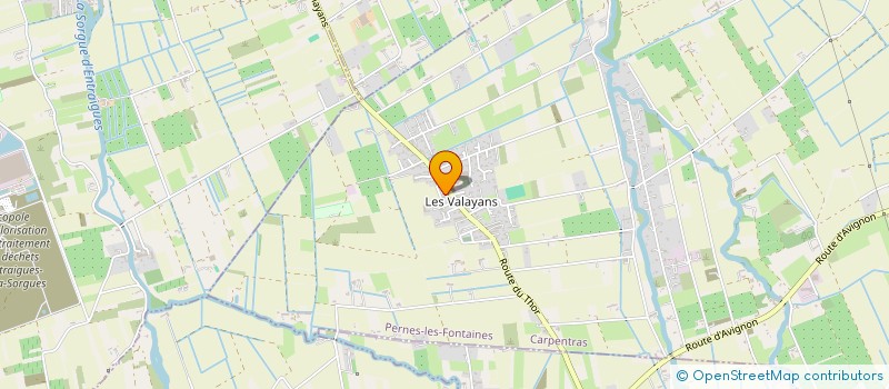 localisation de l'entreprise TETE EN L'HAIR  PERNES-LES-FONTAINES