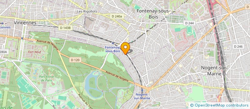 localisation de l'entreprise TETES FROIDES PRODUCTION à FONTENAY-SOUS-BOIS