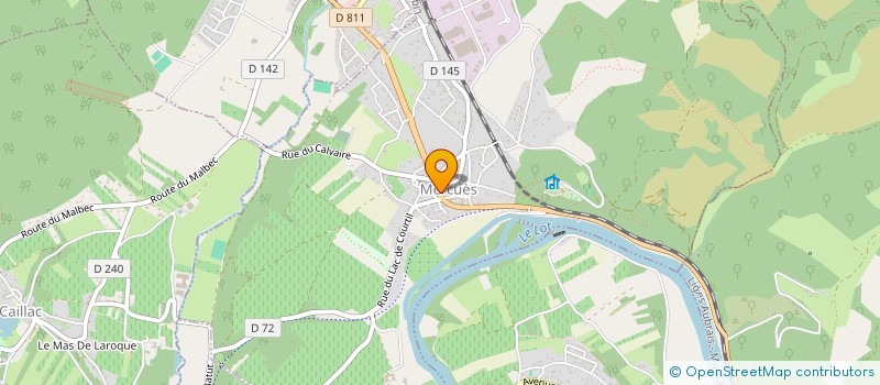 localisation de l'entreprise TETHYS  MERCUES