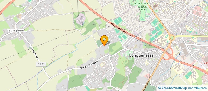 localisation de l'entreprise TETHYS à LONGUENESSE