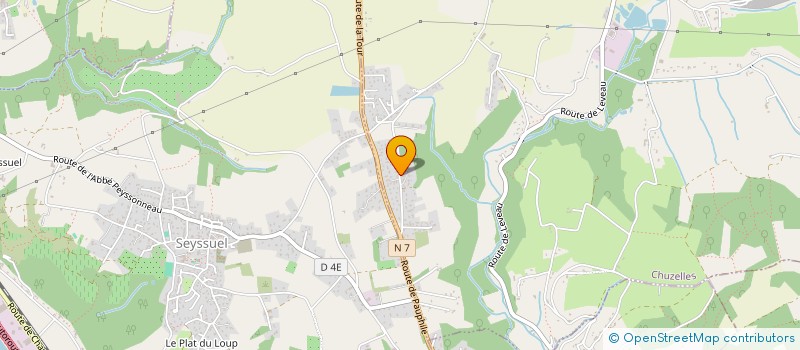 localisation de l'entreprise TETHYS  CHUZELLES