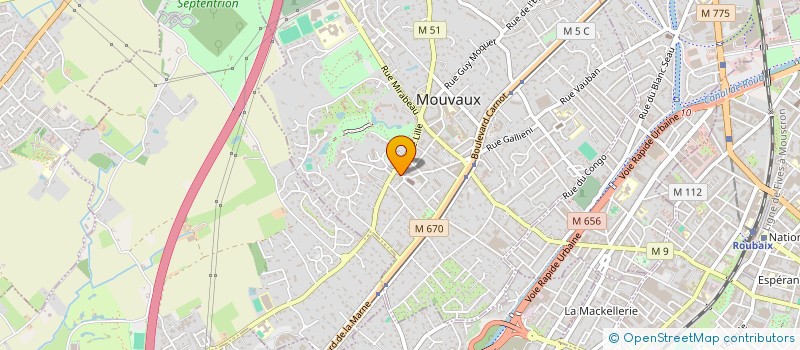 localisation de l'entreprise TETHYS CONSEIL  MOUVAUX