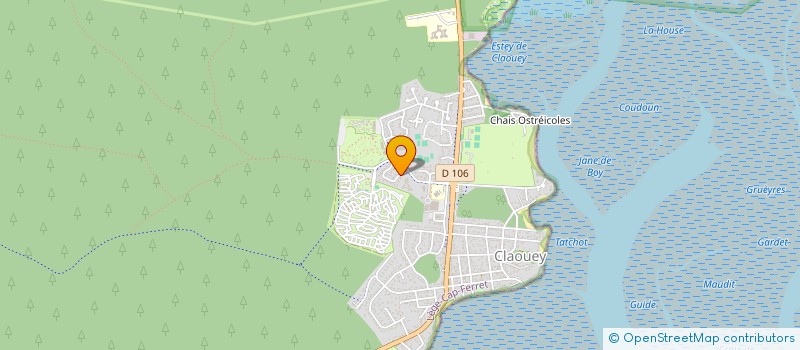 localisation de l'entreprise TETHYS PARTICIPATIONS  LEGE-CAP-FERRET