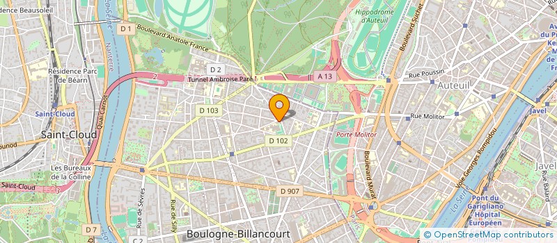localisation de l'entreprise TETHYS SARL à BOULOGNE-BILLANCOURT