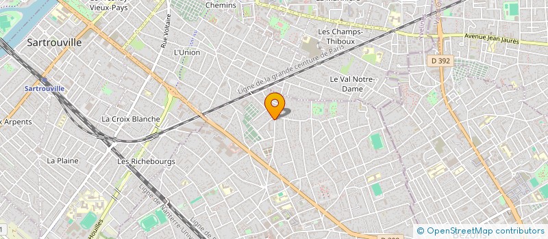 localisation de l'entreprise TETHYSSIMM  HERBLAY-SUR-SEINE