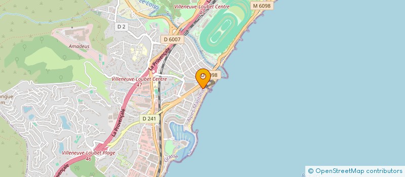 localisation de l'entreprise TETI à VILLENEUVE-LOUBET