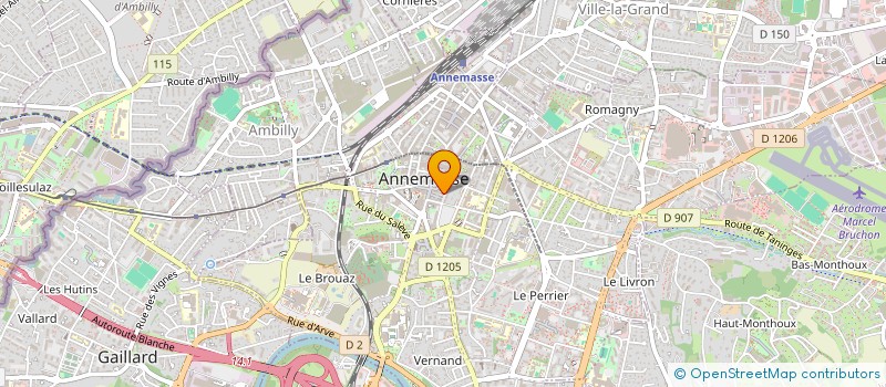 localisation de l'entreprise TETIAROA à ANNEMASSE