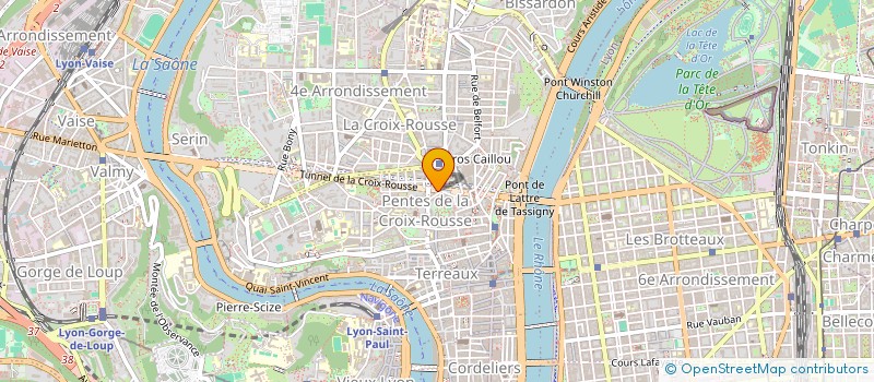 localisation de l'entreprise TETIER à LYON