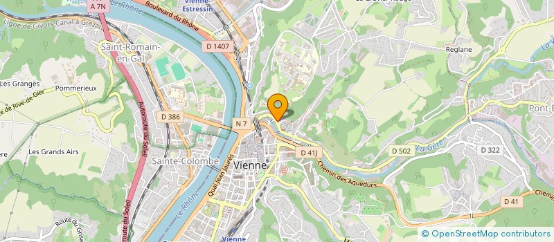 localisation de l'entreprise TETIK à VIENNE