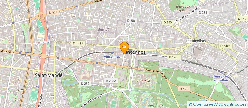 localisation de l'entreprise TETRA  VINCENNES