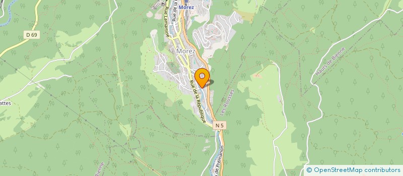 localisation de l'entreprise TETRA à HAUTS DE BIENNE