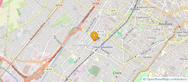 localisation de l'entreprise TETRA à WASQUEHAL