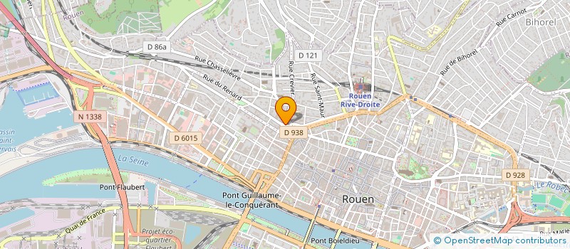 localisation de l'entreprise TETRA à ROUEN